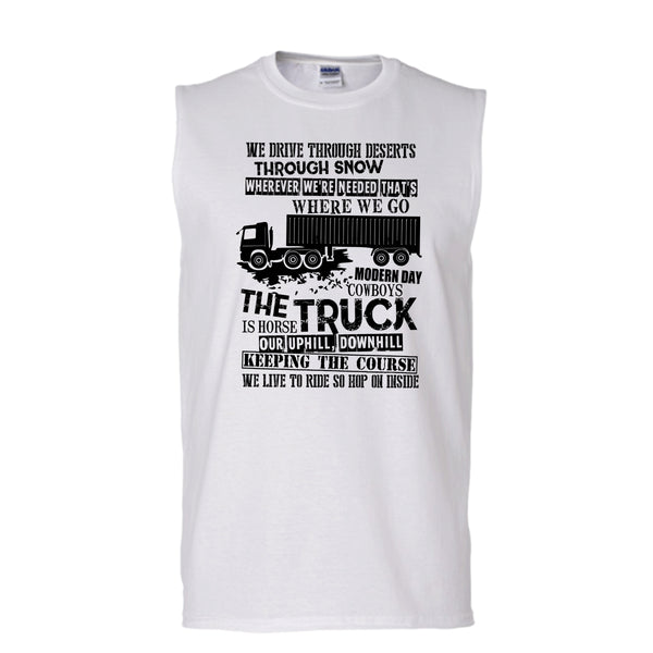 A black t-shirt with the shopify logo