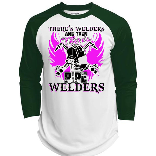 There's Pipe Welders T Shirt, I Love Welding T Shirt, Awesome T-Shirts  (Polyester Game Baseball Jersey)