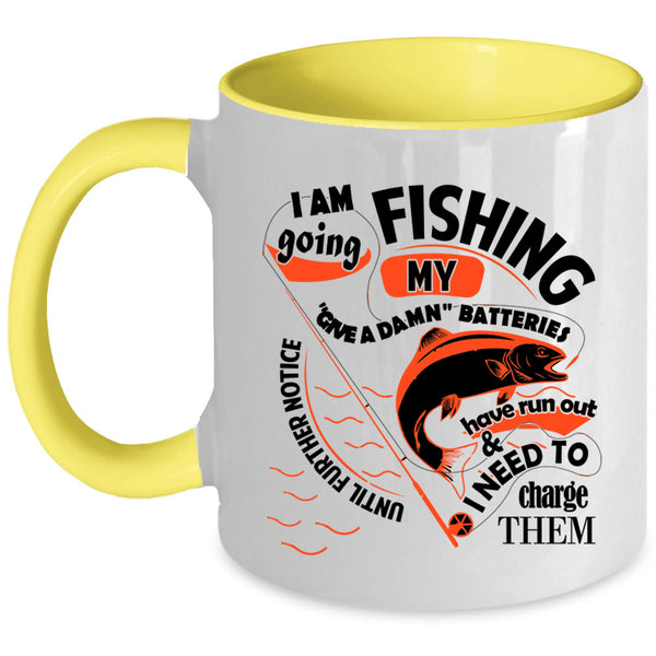 Awesome Fishing Coffee Mug, I Am Going Fishing Accent Mug