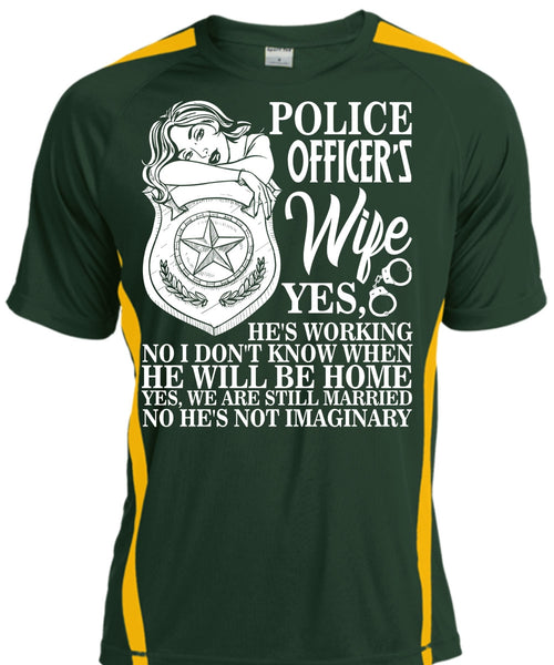 Police Officer's Wife T Shirt, He Will Be Home T Shirt, Cool Shirt