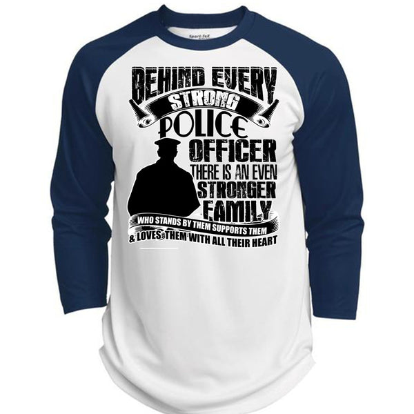 Strong Police Officer T Shirt, I Love Police T Shirt, Awesome T-Shirts  (Polyester Game Baseball Jersey)