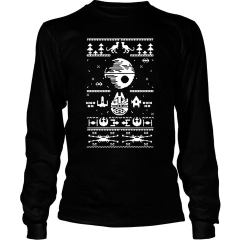 A black t-shirt with the shopify logo