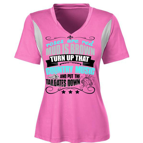 Country Music And Put The Tailgates Down T Shirt, I Love Music T Shirt