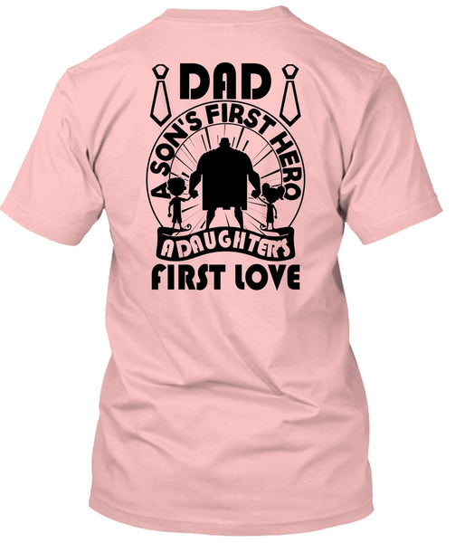 Dad A Son's First T Shirt, I Love Papa T Shirt