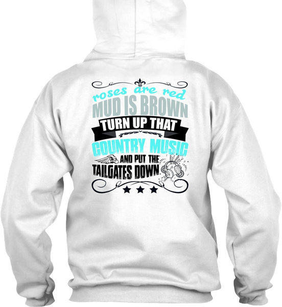 Country Music And Put The Tailgates Down T Shirt, I Love Music T Shirt