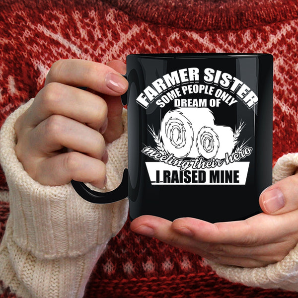 Farmer Sister Coffee Mug, Cool Farmer Sister Coffee Cup