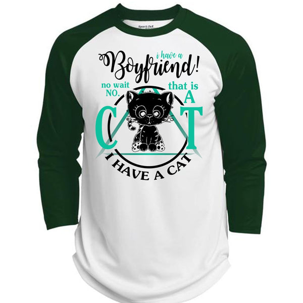 I Have A Boyfriend T Shirt, I Love My Cat T Shirt, Awesome T-Shirts  (Polyester Game Baseball Jersey)