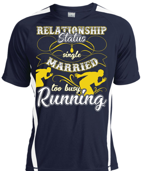 Married Too Busy Running T Shirt, I Love Running T Shirt, Cool Shirt