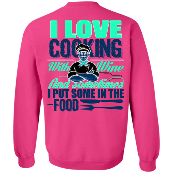 I Love Chef T Shirt, I Love Cooking Sweatshirt