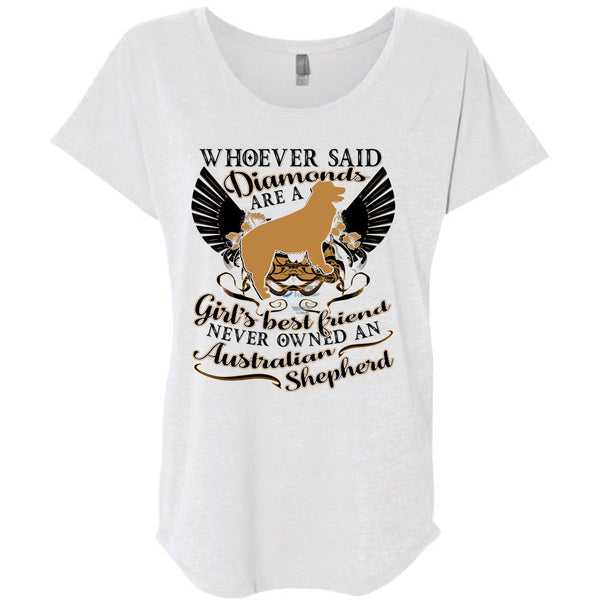 Diamonds Are A Girl's Best Friend T Shirt, I Love My Dog T Shirt, Awesome T-Shirts