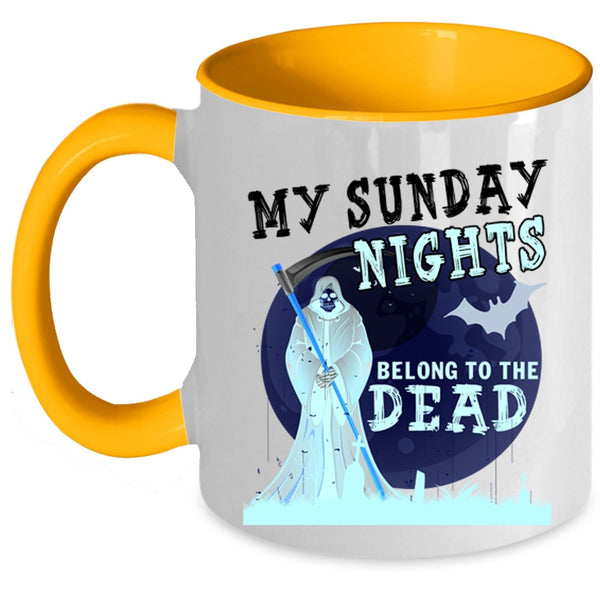 Funny Saying Coffee Mug, My Sunday Nights Accent Mug