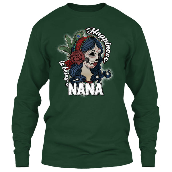 Happiness Is Being A Nana T Shirt, Coolest Nana T Shirt