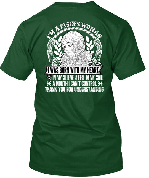 I'm A Pisces Woman T Shirt, Fire In My Soul T Shirt
