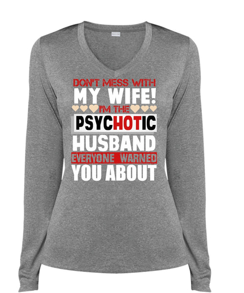 Don't Mess With My Wife T Shirt, I Love Husband T Shirt