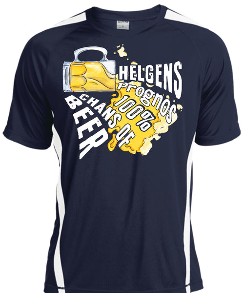 Helgens Prognos 100% Chans Of Beer T Shirt, My Favorite T Shirt, Cool Shirt