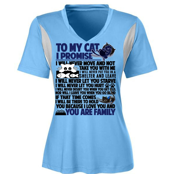 To My Cat I Promise T Shirt, You Are Family T Shirt, Awesome T-Shirts
