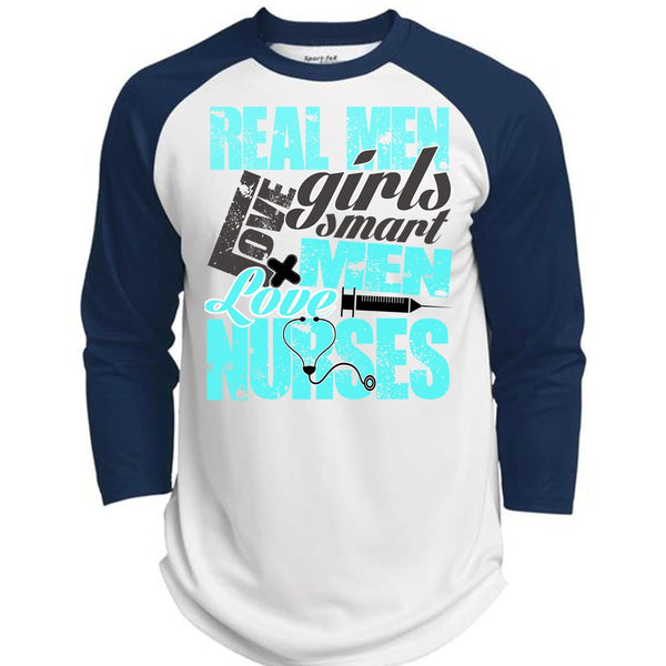 Real Men Love Girls T Shirt, I Love Nursing T Shirt, Awesome T-Shirts  (Polyester Game Baseball Jersey)