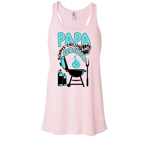 Papa Always Chikkin' T Shirt, Gift For Papa Tank Top