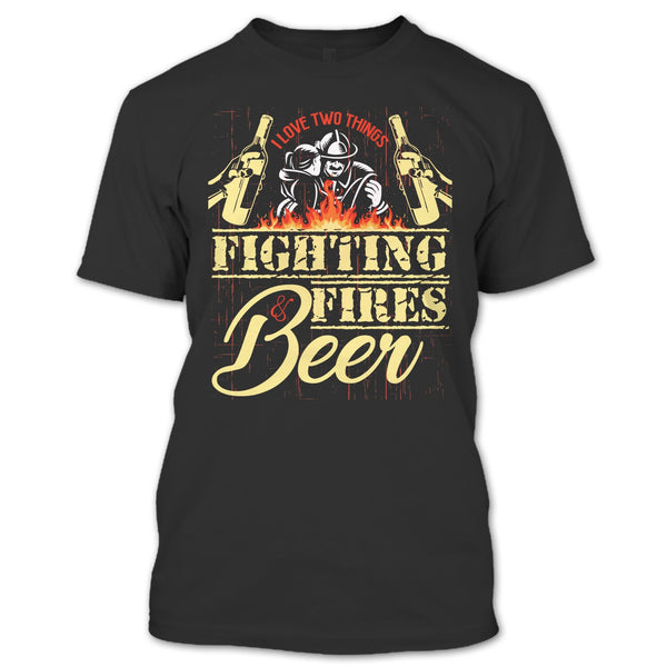 A black t-shirt with the shopify logo