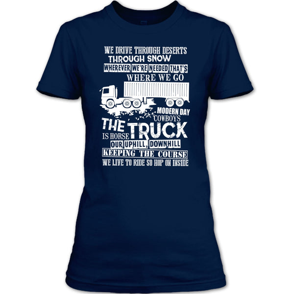 The Truck Is Horse T Shirt, Coolest Trucker T Shirt