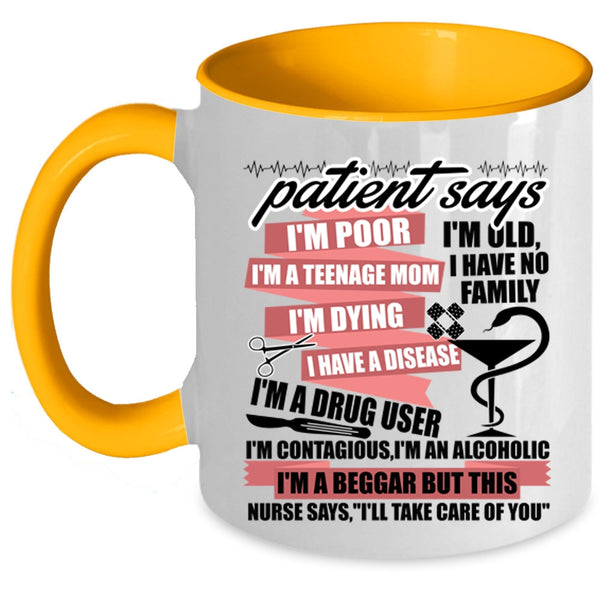 Funny Gift For Nurses Coffee Mug, Awesome Nurses Accent Mug