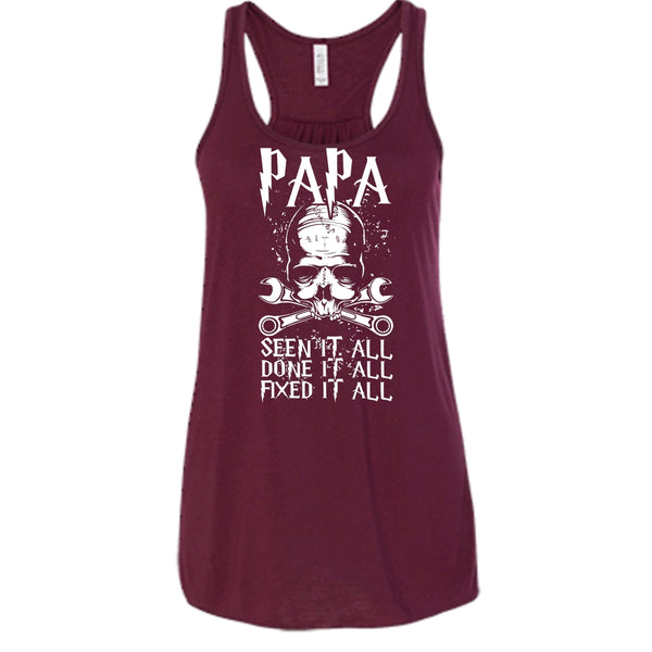 Papa Seen It All T Shirt, Done It All Fixed It All T Shirt, Cool T Shirt