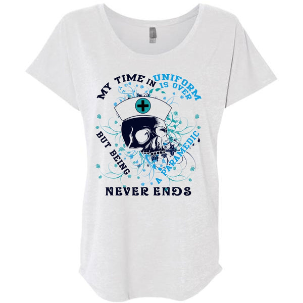Being A Paramedic Never Ends T Shirt, I Love Paramedic T Shirt, Awesome T-Shirts