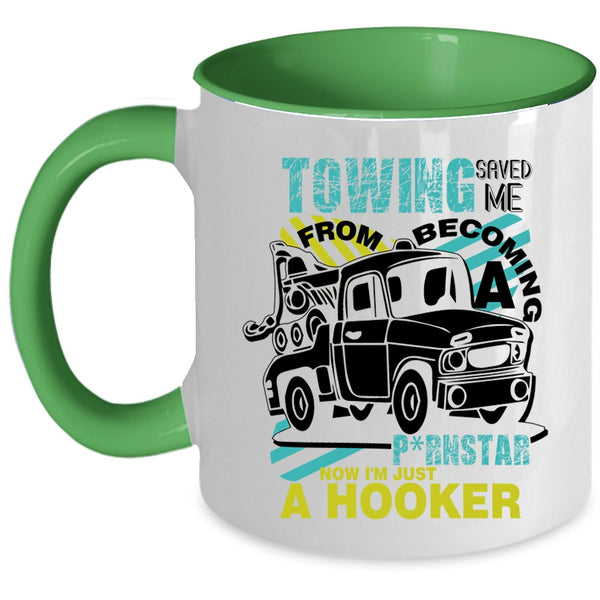 Become Tow Truck Driver Coffee Mug, Cool Towing Accent Mug