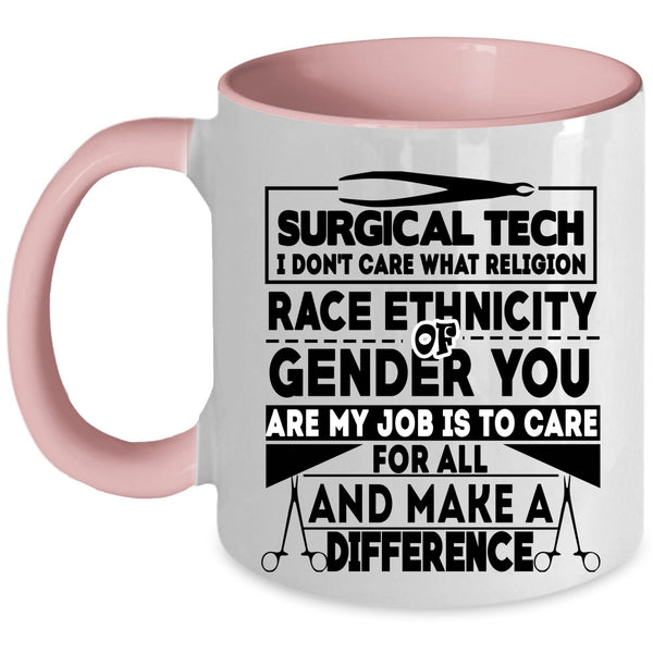 Cool Gift For Doctor Coffee Mug, Surgical Tech Accent Mug