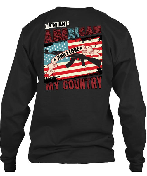 I'm An American T Shirt, I Love My Country T Shirt