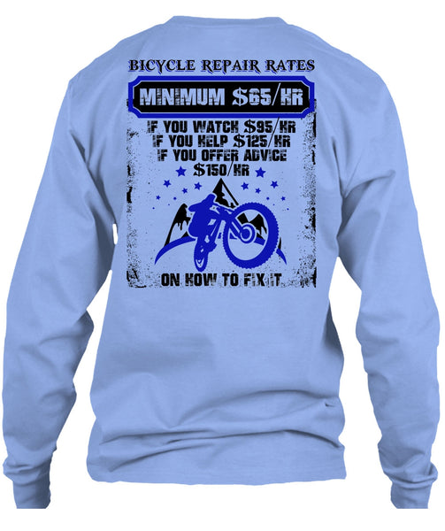 Bicycle Repair Rates T Shirt, I Love Mechanic T Shirt