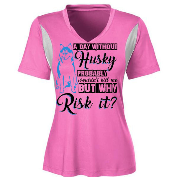 A Day Without Husky T Shirt, I Love Dog T Shirt, Awesome T-Shirts