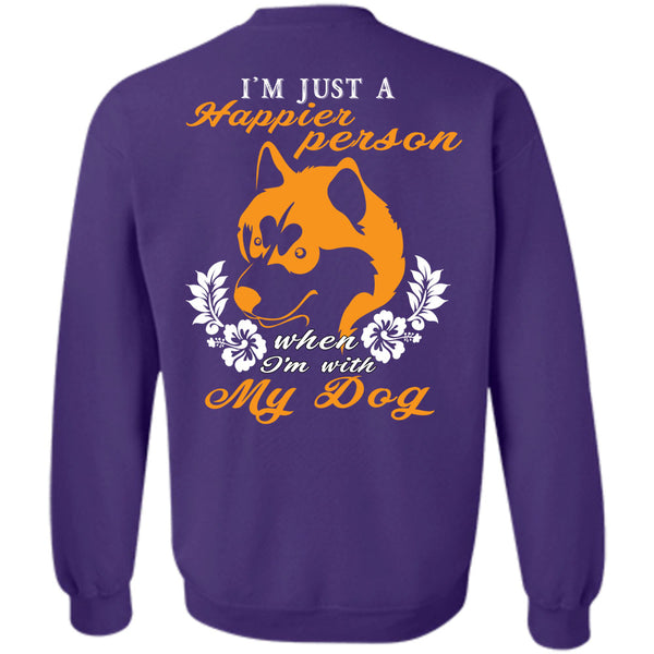 I'm With My Dog T Shirt, My Favorite Sweatshirt