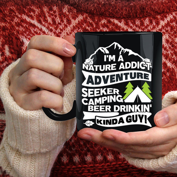 I'm A Kinda Guy Coffee Mug, I Love Camping Coffee Cup
