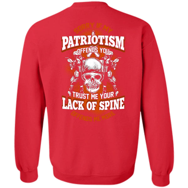 Lack Of Spine T Shirt, I Love Veteran Sweatshirt