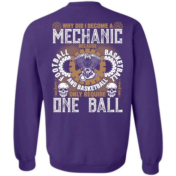 Football And Basketball T Shirt, Being A Mechanic Sweatshirt