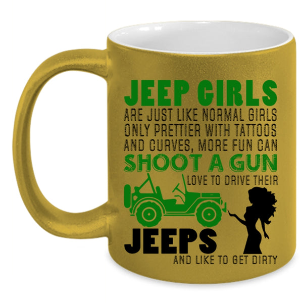 Love To Drive Their Jeeps Coffee Mug, Jeep Girls Accent Mug