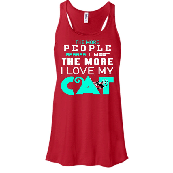 The More People I Meet The More I Love Cat Shirt, Cool Cat Shirt