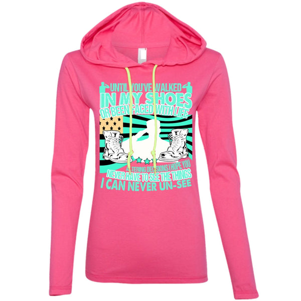 Until You've Walked In My Shoes T Shirt, I Love Veteran T Shirt, Awesome T-Shirts