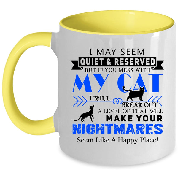Don't Mess With My Cat Mug, I Love My Pets Cup