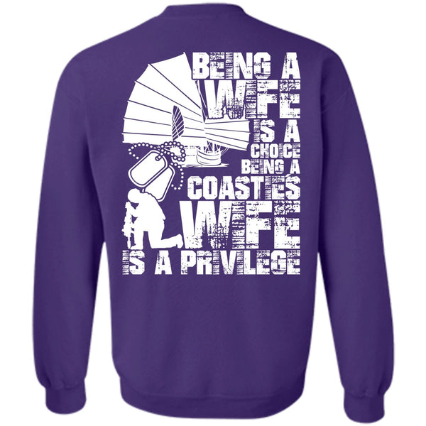 Coasties Wife T Shirt, I Love Wife Sweatshirt