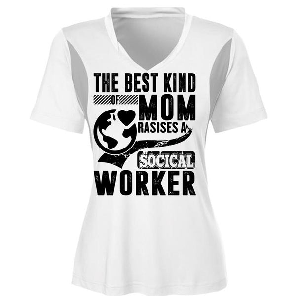 The Best Kind Mom Raises A Social Worker T Shirt, I Love Mom T Shirt, Awesome T-Shirts