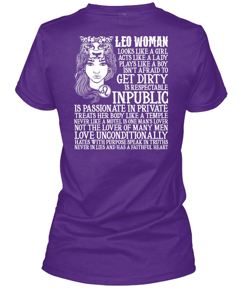Leo Woman T Shirt, Being A Leo T Shirt