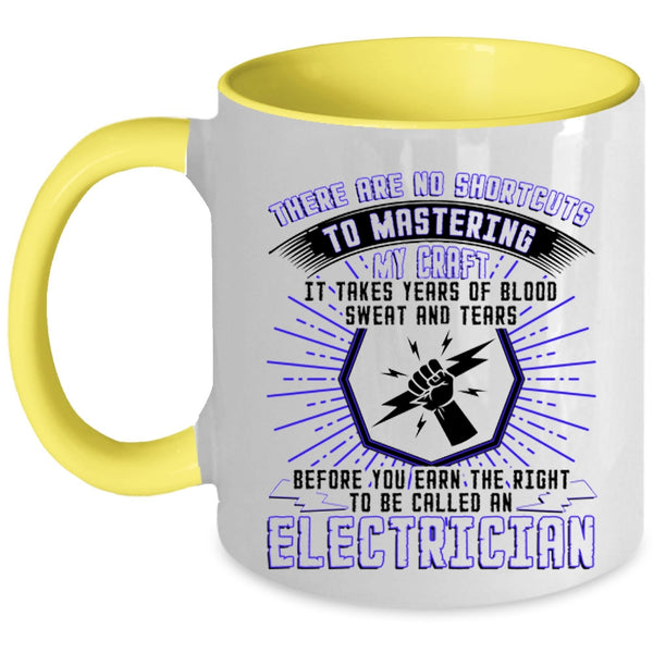 Awesome Electrician Coffee Mug, To Be Called An Electrician Accent Mug