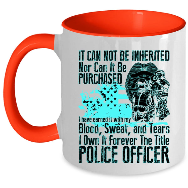Funny Policeman Coffee Mug, The Title Police Officer Accent Mug