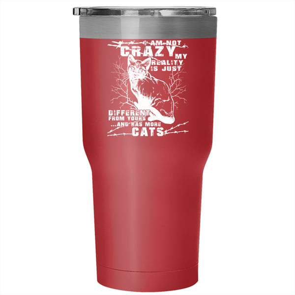 My Cats Tumbler 30 oz Stainless Steel, Cute Gift For Cat Lovers Travel Mug