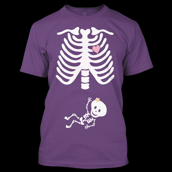 A black t-shirt with the shopify logo