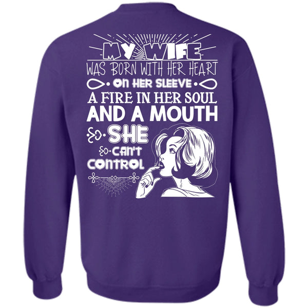 Fire In Her Soul T Shirt, I Love Wife Sweatshirt