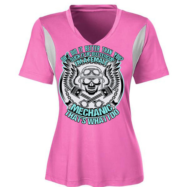 I'm A Female Mechanic T Shirt, Being A Mechanic T Shirt, Awesome T-Shirts