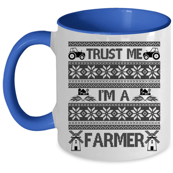 Christmas Gift For Farmer Coffee Mug, I'm A Farmer Accent Mug